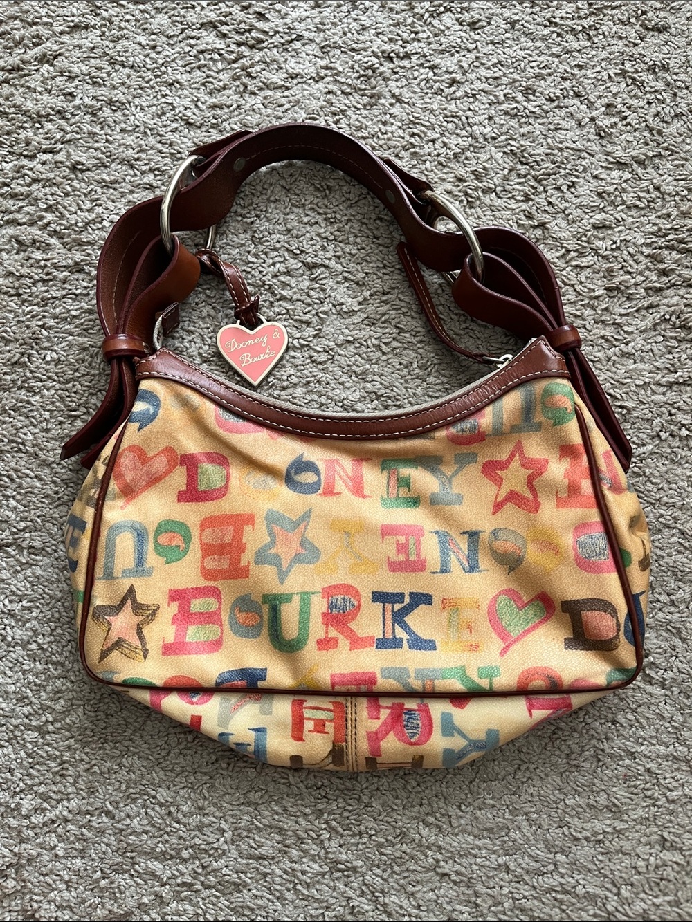 Dooney & Bourke Vintage Colorful Shoulder Bag
